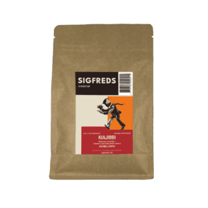 Sigfreds Signatur Kaffe – Kiajibbi. 250g pose med kaffebønner