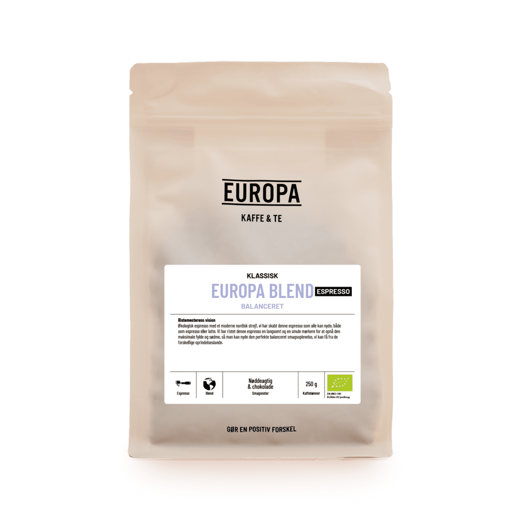 EUROPA Kaffe & Te - Europa Blend Espresso - Espresso - 250g