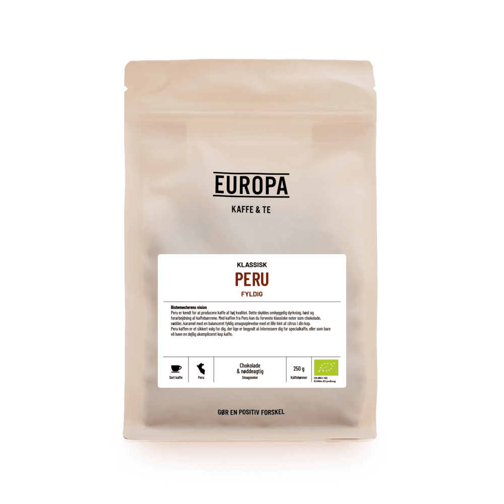 EUROPA Kaffe & Te - Peru - Sort Kaffe - 250g