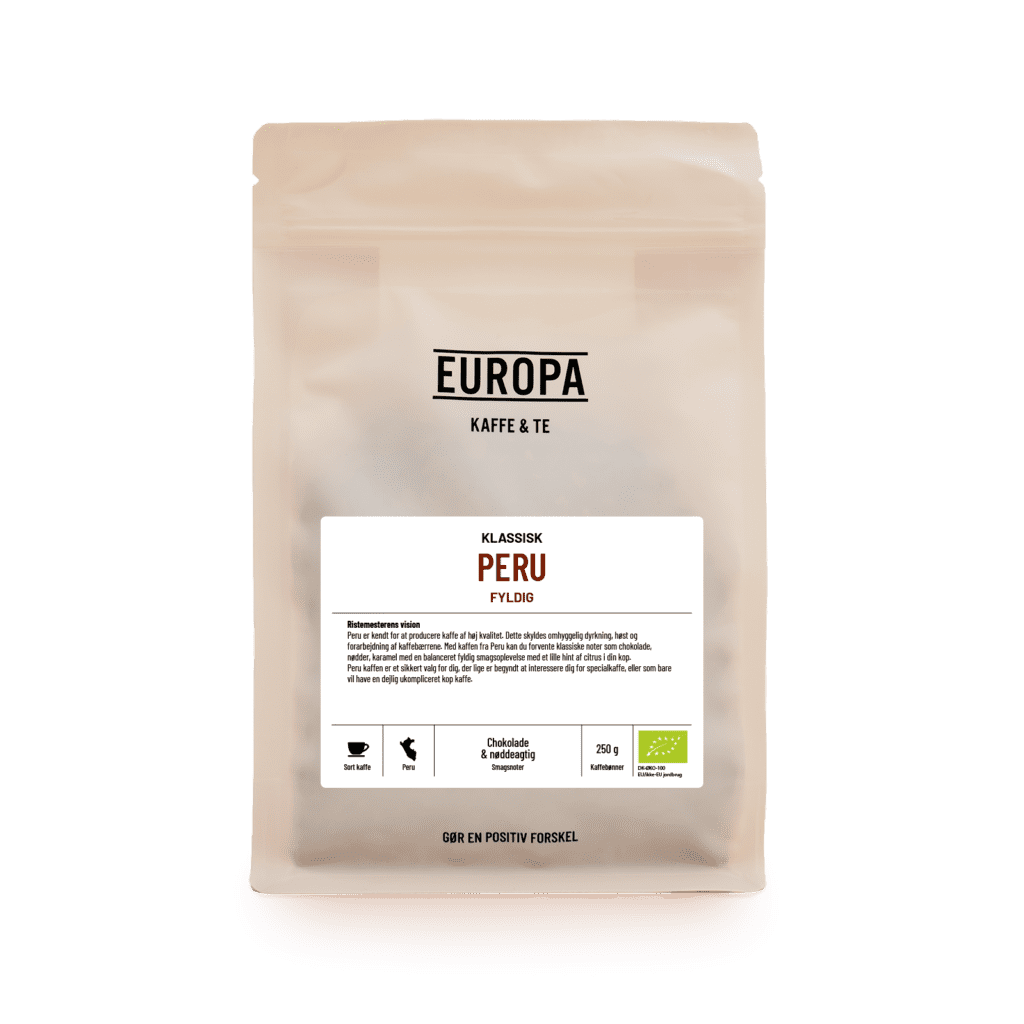 EUROPA Kaffe & Te - Peru - Sort Kaffe - 250g