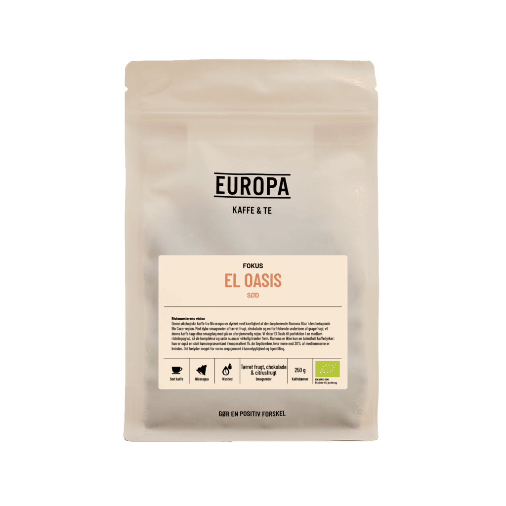 EUROPA Kaffe & Te - El Oasis - Sort Kaffe - 250g