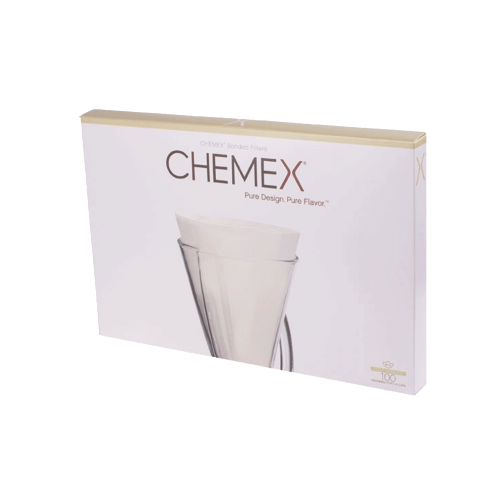 Chemex 1-3 kops Halvrunde Papir kaffefiltre 100 stk