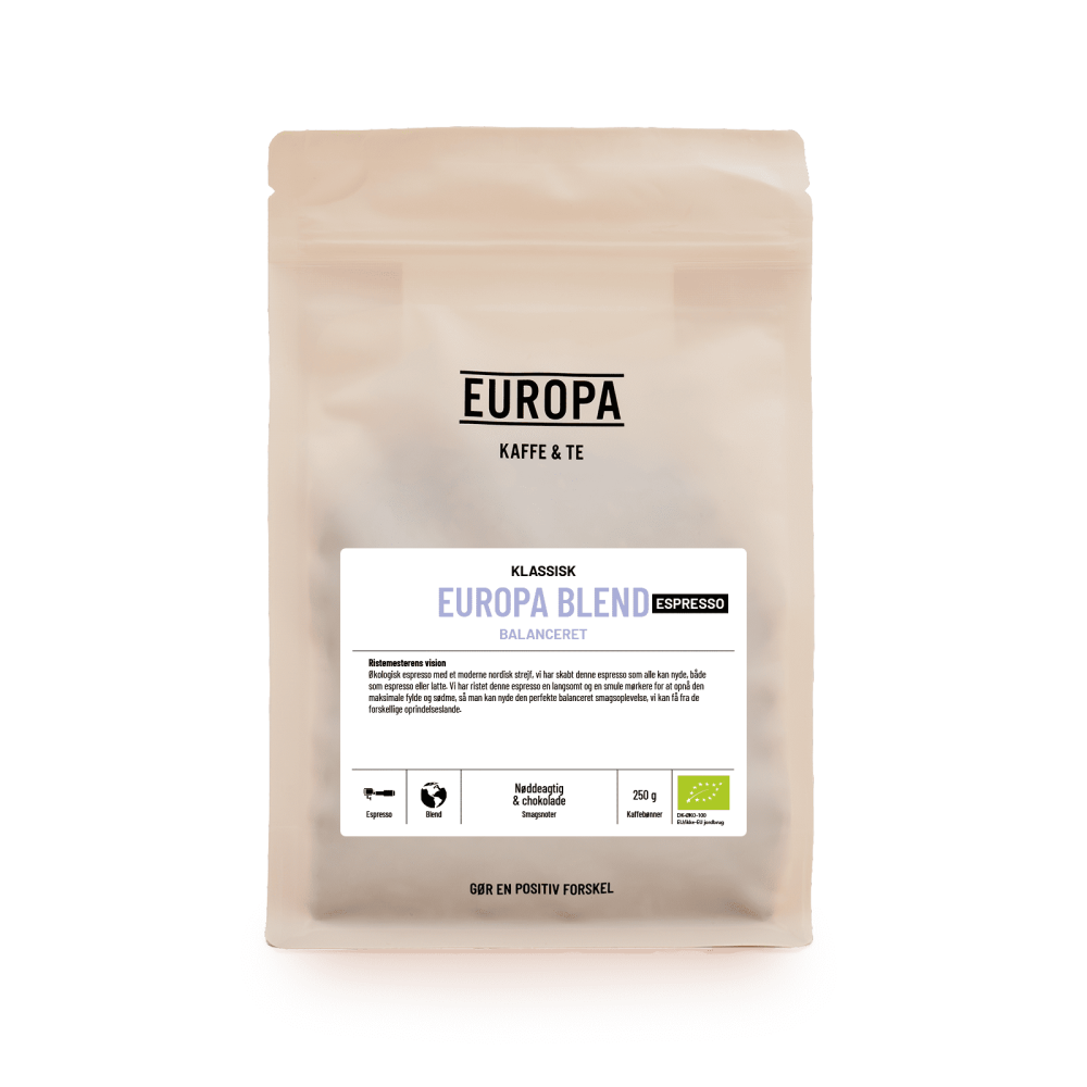 EUROPA Kaffe & Te - Europa Blend Espresso - Espresso - 250g