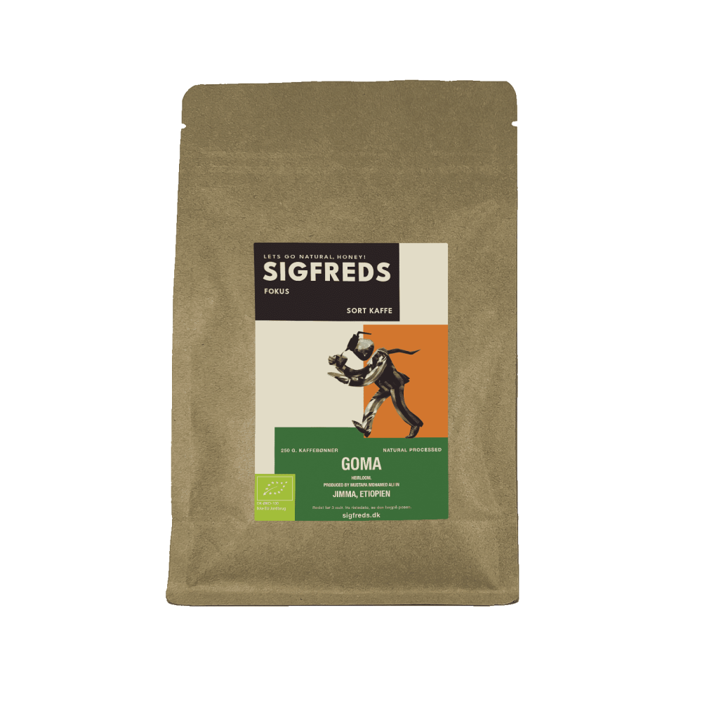 Sigfreds - Goma - Sort Kaffe - 250g